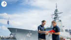 Lockheed Martin Australia’s Aegis engineers at the Royal Australian Navy's Garden Island facility in Sydney.